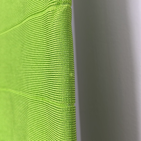 Bebe Bandage Lime Green Skirt - Picture 4 of 4